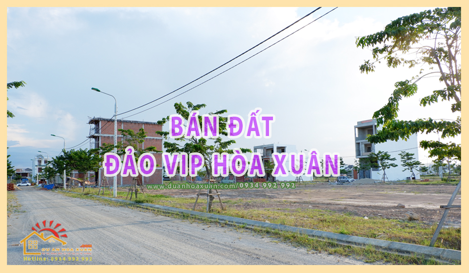 bán lô 2 mặt tiền B1-14 lô 42 đảo vip hòa xuân